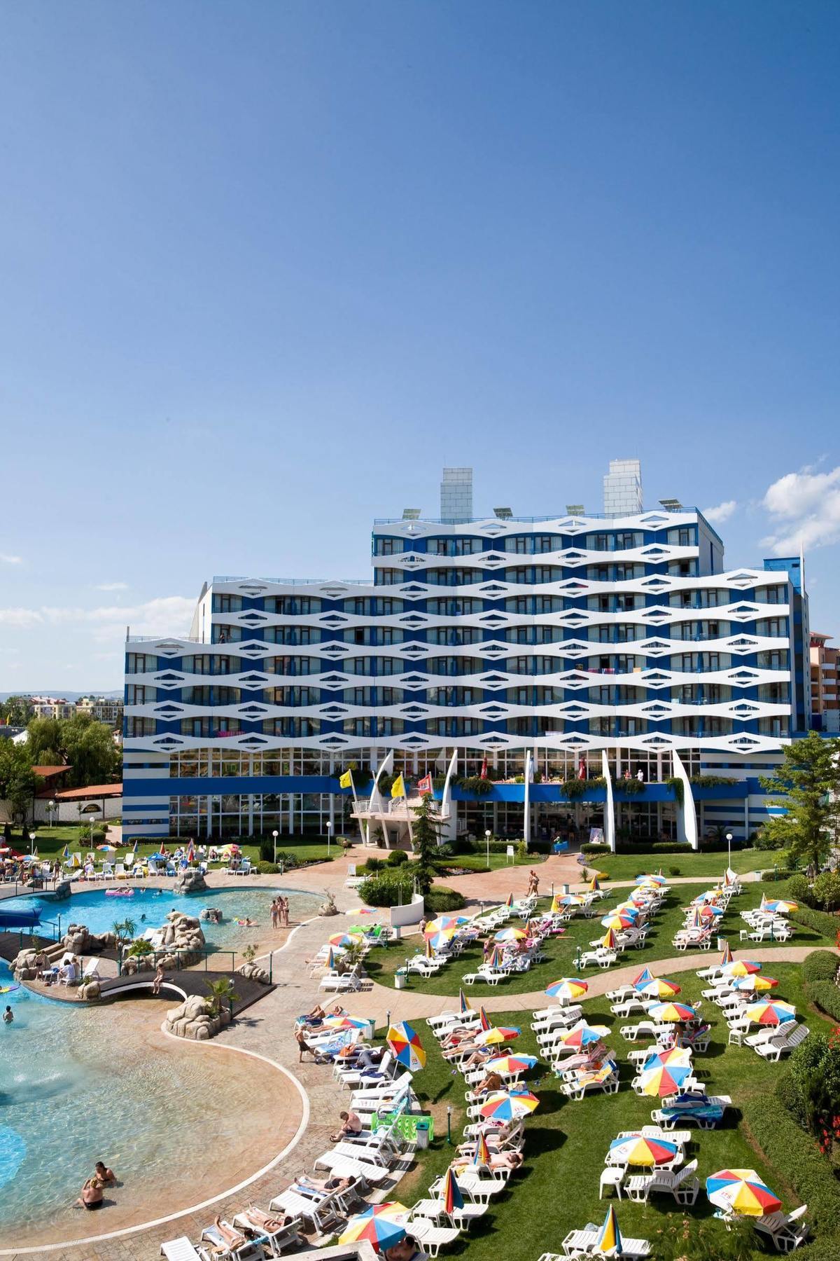 Trakia Plaza Hotel & Apartments Slăntjev Brjag Exteriör bild